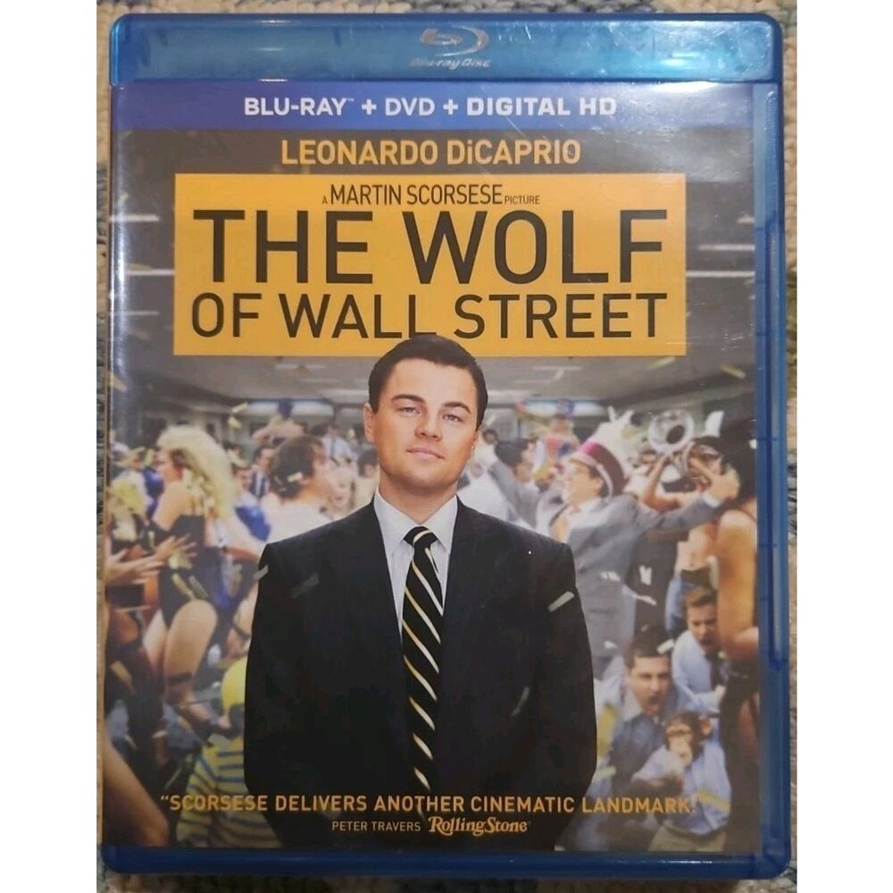 The Wolf of Wall Street (Blu-ray, 2013) NEW